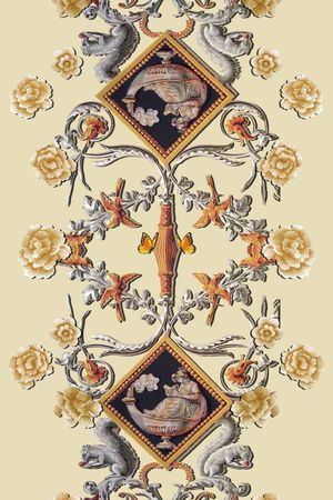 欧式印花华亿平台图片