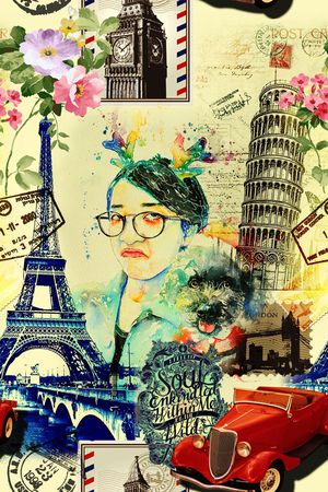 创意服装面料印花华亿平台图片