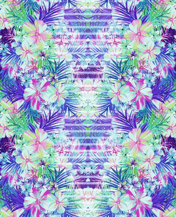 564936-复古男装 家纺布艺 热带植物花卉