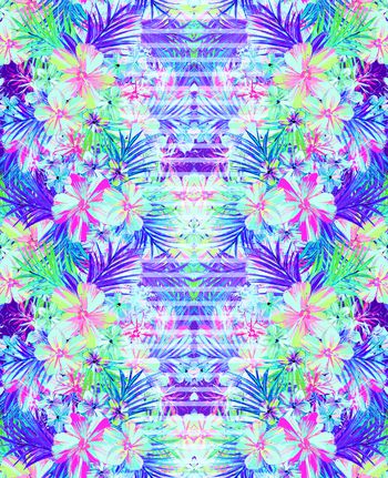 564937-复古男装 家纺布艺 热带植物花卉