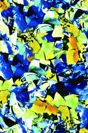 不规则几何印花华亿平台图片