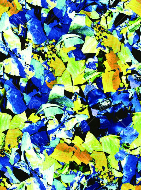 不规则几何印花华亿平台图片