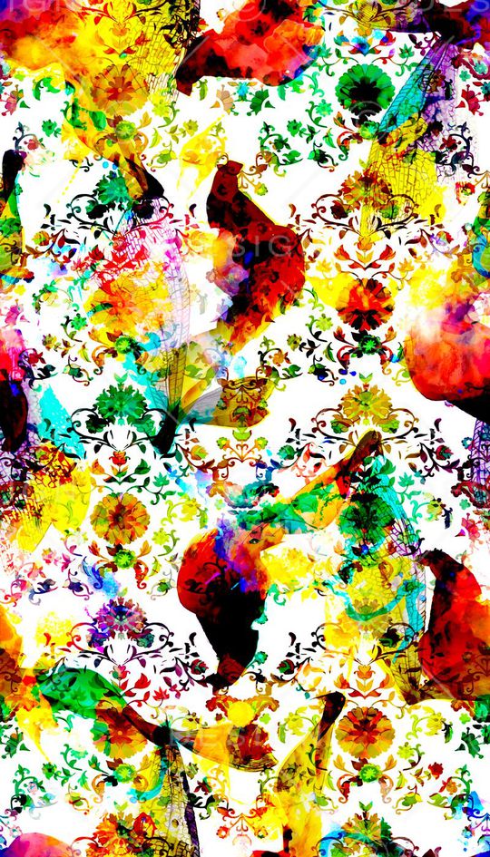 抽象印花华亿平台图片