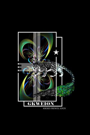 时尚潮流印花华亿平台图片