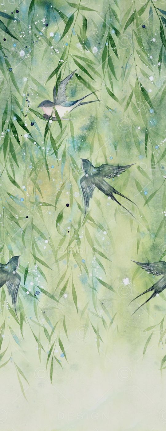 水墨印花华亿平台图片