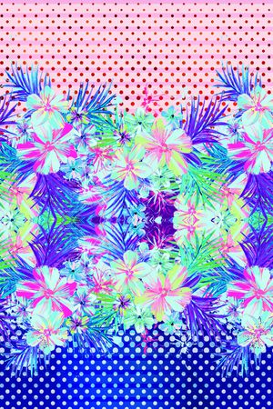 潮流时尚印花华亿平台图片