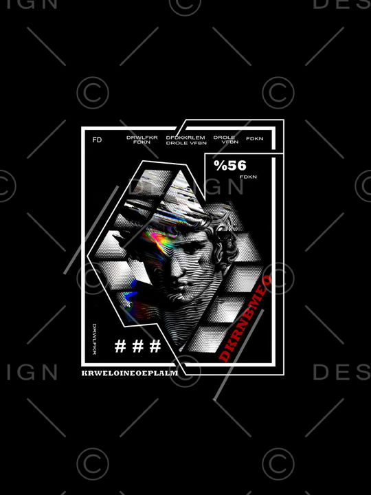 时尚潮流印花华亿平台图片