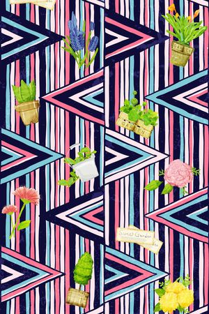 笔触印花华亿平台图片