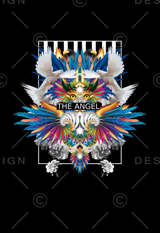 潮流时尚定位印花华亿平台图片