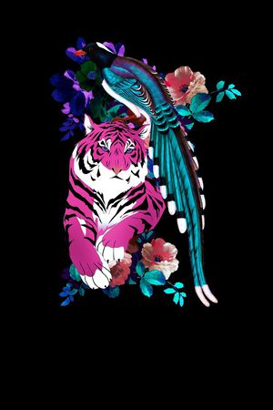 男装印花华亿平台图片