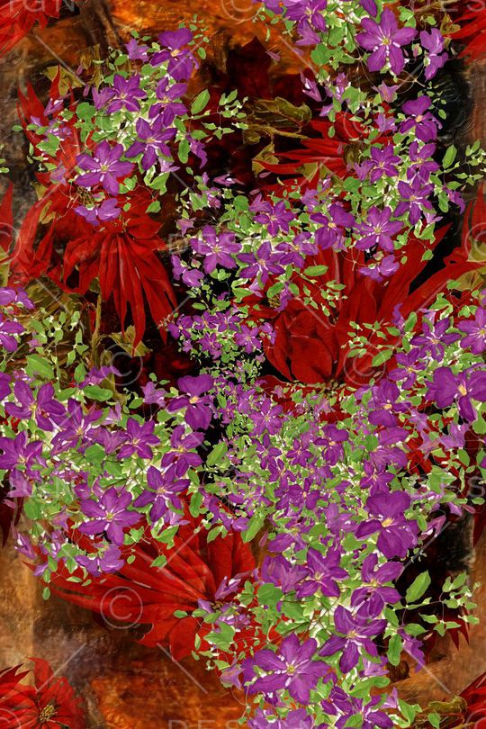 抽象印花华亿平台图片