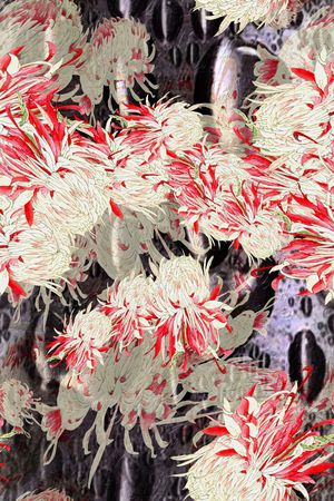 抽象印花华亿平台图片