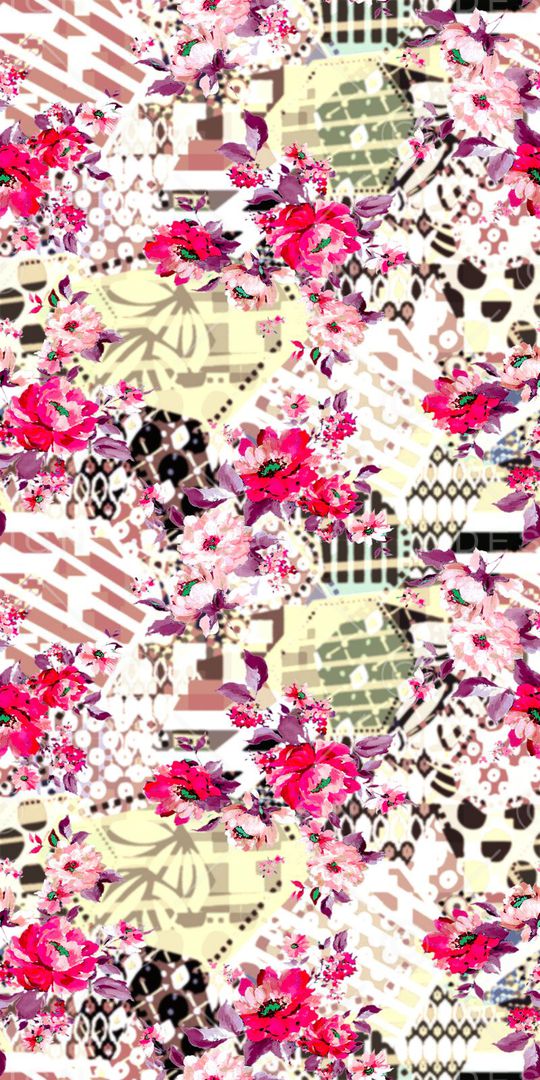 休闲民族风印花华亿平台图片