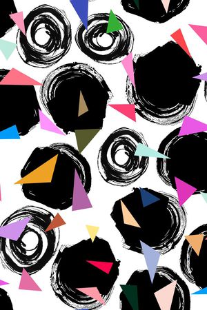 抽象印花华亿平台图片