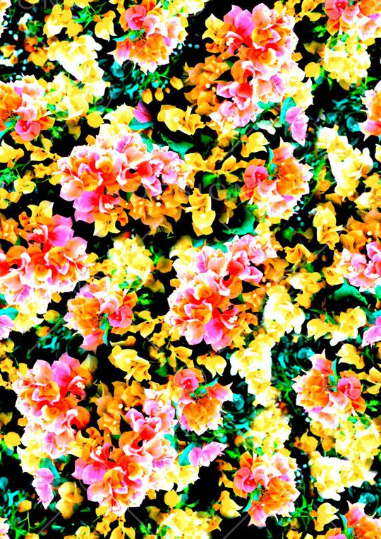 時尚浪漫碎花印花华亿平台图片