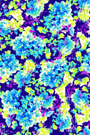 時尚浪漫碎花印花华亿平台图片