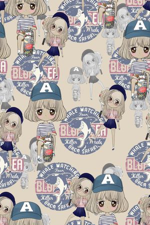 创意服装面料印花华亿平台图片