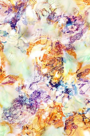 抽象印花华亿平台图片