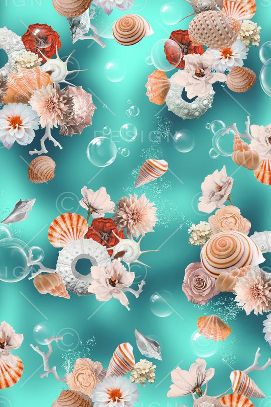 海底世界印花华亿平台图片