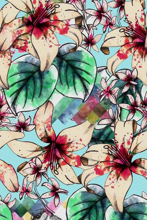 复古印花华亿平台图片