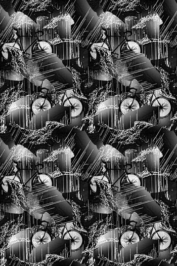 565812-时尚潮流大牌抽象丛林单车男装图案