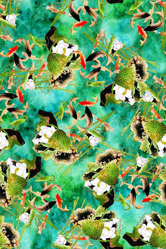 旗袍印花华亿平台图片