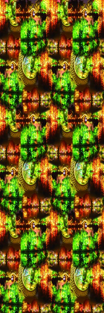 中国风印花华亿平台图片