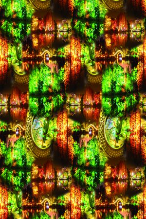 中国风印花华亿平台图片