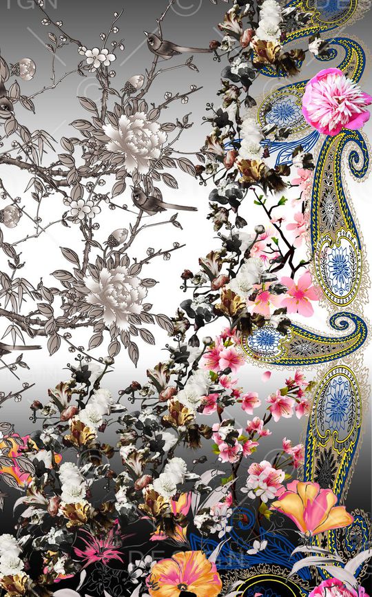 时尚印花华亿平台图片