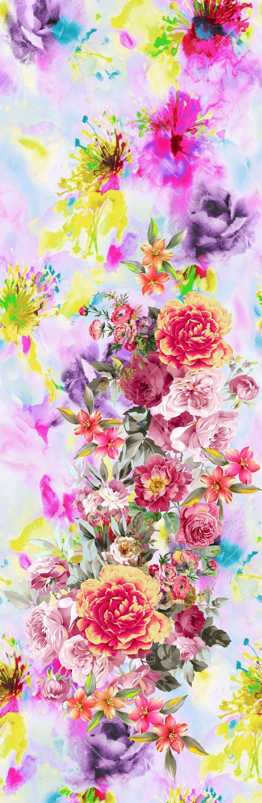 玫瑰花印花华亿平台图片