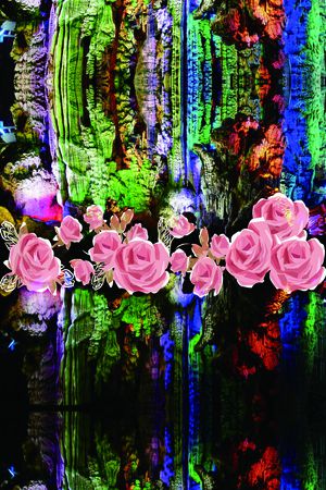 抽象印花华亿平台图片