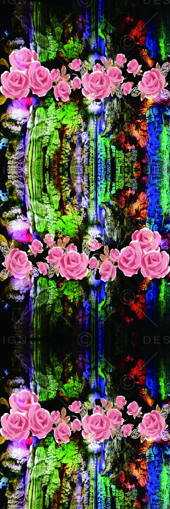 抽象印花华亿平台图片