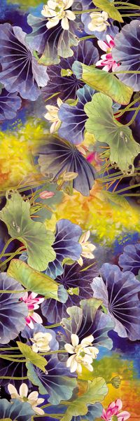 手绘印花华亿平台图片