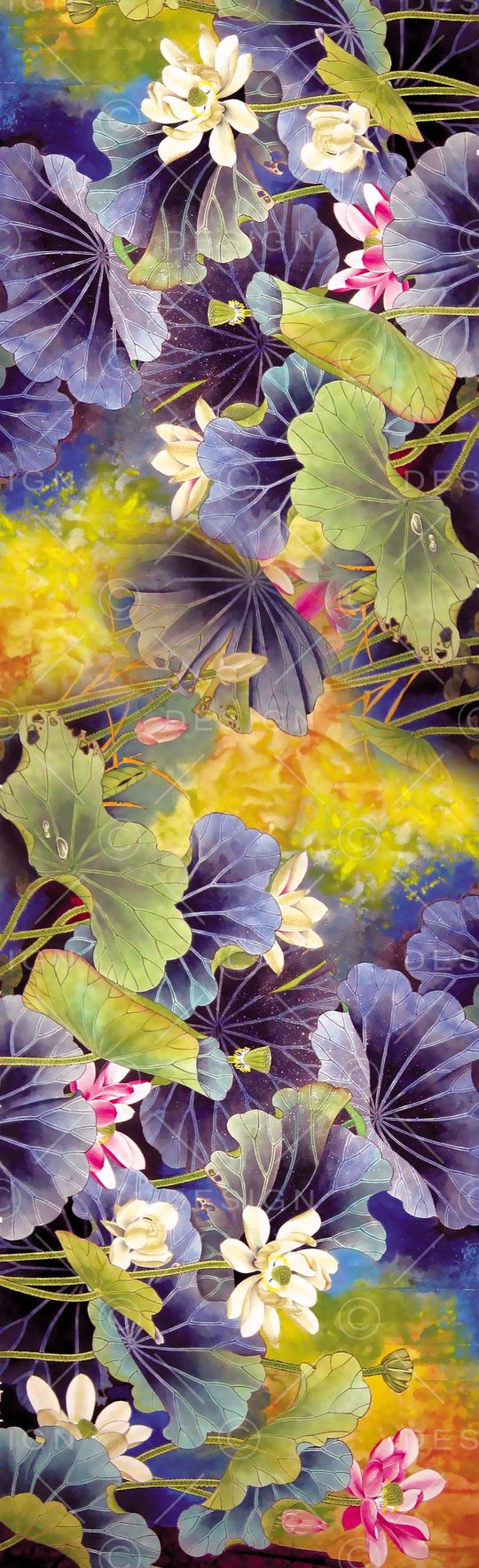 手绘印花华亿平台图片