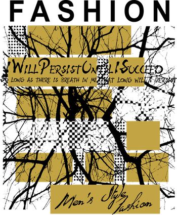 树枝抽象印花华亿平台图片