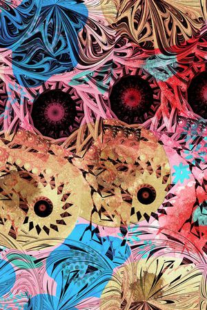 时尚潮流印花华亿平台图片