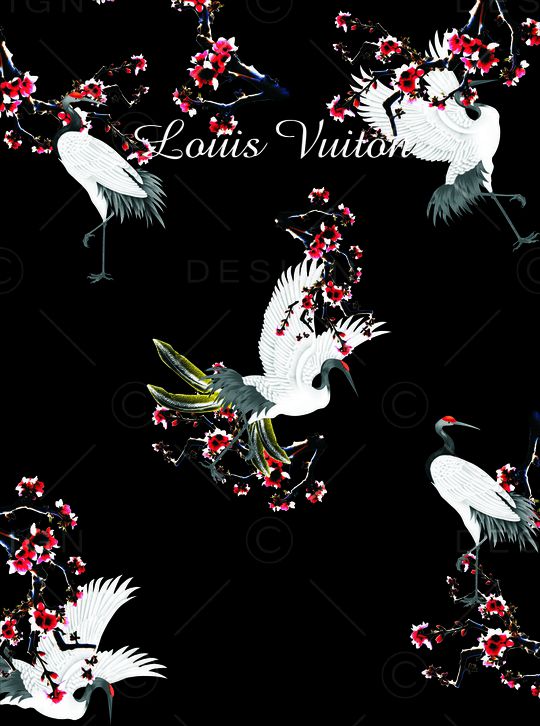 中国风印花华亿平台图片