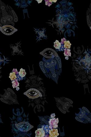 复古印花华亿平台图片