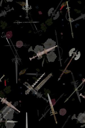 复古印花华亿平台图片