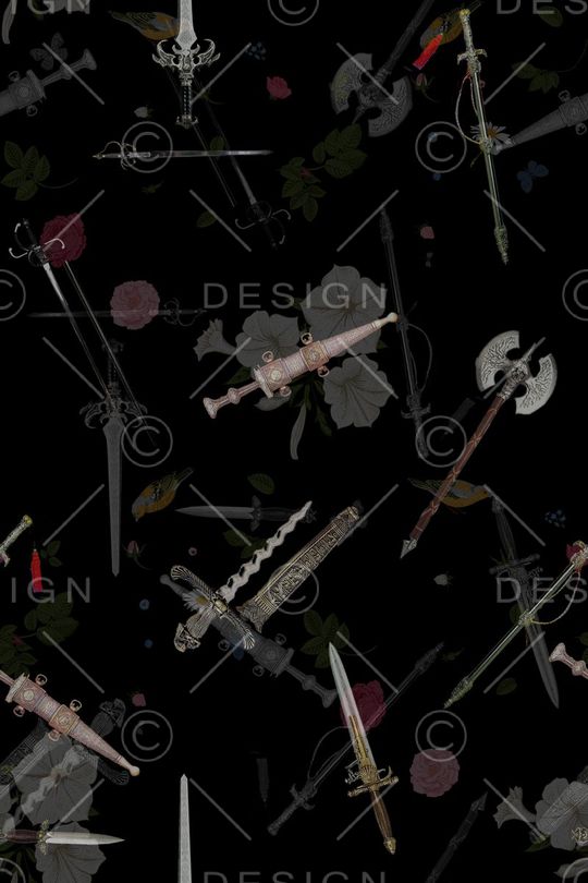 复古印花华亿平台图片