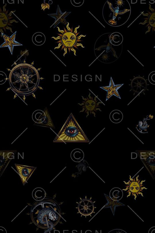 复古印花华亿平台图片