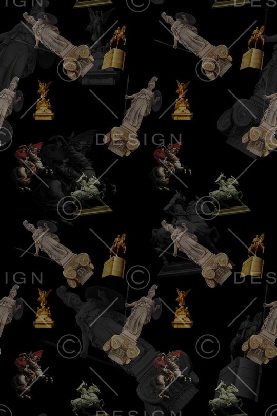 复古印花华亿平台图片