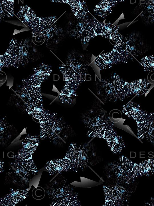 抽象男装图案印花华亿平台图片