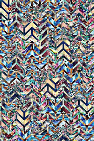 大牌风格印花华亿平台图片