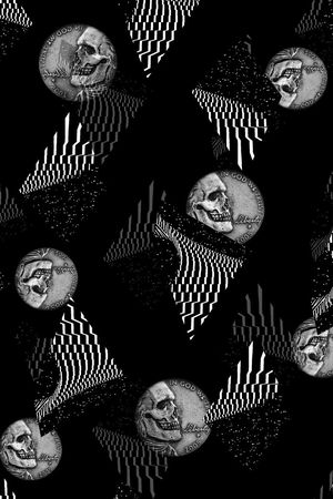 抽象男装图案印花华亿平台图片