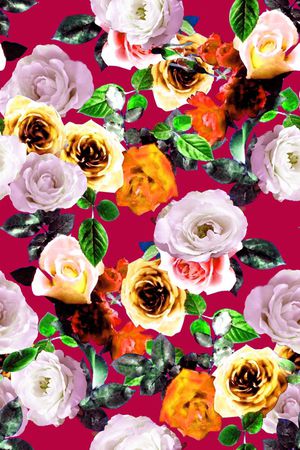 复古印花华亿平台图片