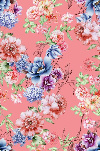 566135-最新原创时尚清新花卉数码华亿平台