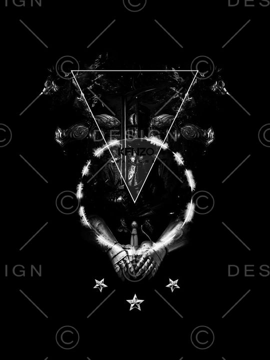 暗黑美学印花华亿平台图片