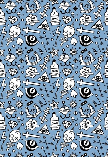 566265-抽象几何男装小图案