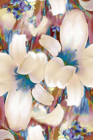 手绘印花华亿平台图片